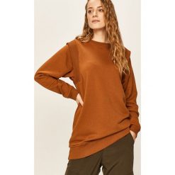 Answear - Bluza. Pomarańczowe bluzy damskie ANSWEAR, s, bez wzorów, z bawełny, bez rękawów, bez kaptura. W wyprzedaży za 59,90 zł.