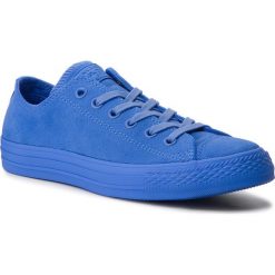 Tenisówki CONVERSE - Ctas Ox 161414C Lt Racer Blue/Lt R. Niebieskie półbuty damskie Converse, bez wzorów, ze skóry, bez zapięcia. W wyprzedaży za 259,00 zł.