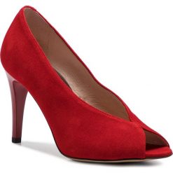 Szpilki LASOCKI - 35763-3 Czerwony. Czerwone półbuty damskie marki Lasocki, bez wzorów, ze skóry, eleganckie, bez obcasa, na obcasie, bez zapięcia. Za 229,99 zł.