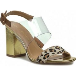 Rzymianki damskie: Sandały KONDOR – BY TABITA 2433521 Black/Tan