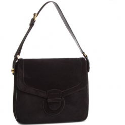 Torebka COCCINELLE - DS1 Vega Suede E1 DS1 13 01 01 Noir 001. Czarne listonoszki damskie marki Coccinelle, ze skóry. Za 1649,90 zł.