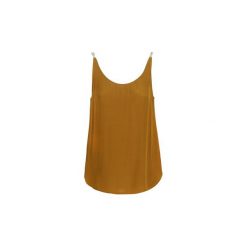 Topy na ramiączkach / T-shirty bez rękawów See U Soon GARAGALI. Pomarańczowe bluzki damskie See u Soon, s, bez wzorów, bez kołnierzyka. Za 135,20 zł.