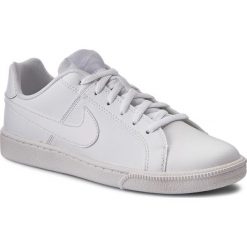 Buty NIKE - Court Royale 833535 102 White/White. Białe buty sportowe damskie Nike, bez wzorów, ze skóry, sportowe, nike court. W wyprzedaży za 169,00 zł.