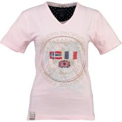 T-shirty damskie: Koszulka „Jashley” w kolorze jasnoróżowym