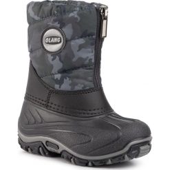 Śniegowce OLANG - Bmx Camouflage Grigio 884. Czarne śniegowce chłopięce Olang, bez zapięcia. W wyprzedaży za 189,00 zł.