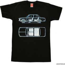Koszulka BMW 1602 / 2002 BLACK tshirt. Czarne koszulki męskie Pakamera, m, bez wzorów, bez kołnierzyka. Za 77,00 zł.