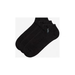 Polo Ralph Lauren 3-pack Skarpetki Czarny. Czarne skarpetki męskie Polo Ralph Lauren, z haftami, z elastanu. Za 88,95 zł.