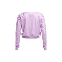 Sweatshirt Crop Pink Milky Way. Różowe bluzy damskie Who cares, bez wzorów, bez rękawów, bez kaptura. Za 129,99 zł.