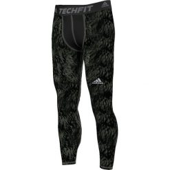 Bielizna męska: Adidas Legginsy Techfit Base Shards Graphic zielone r. S (S94430)