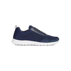 Geox tenisówki męskie 41 niebieskie. Niebieskie trampki męskie Geox, bez wzorów, eleganckie, bez zapięcia. W wyprzedaży za 189,00 zł.