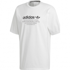 Koszulka adidas Originals NMD DH2288. Koszulki męskie Adidas, xl, bez wzorów, z bawełny, street, bez kołnierzyka, z krótkim rękawem, krótkie. W wyprzedaży za 89,99 zł.