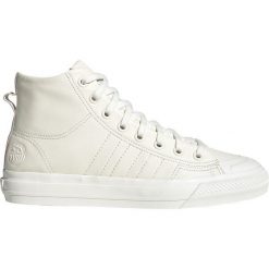 Adidas Originals Nizza Hi RF Tenisówki Biały. Białe trampki męskie adidas Originals, bez wzorów, ze skóry, bez zapięcia. Za 404,95 zł.
