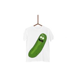 Koszulka Pickle Rick Solo Męska. Białe koszulki męskie Failfake, xl, bez wzorów, bez kołnierzyka, bez rękawów. Za 130,00 zł.