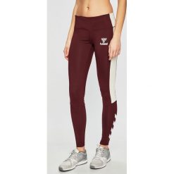 Hummel - Legginsy. Brązowe spodnie damskie Hummel, s, bez wzorów, z elastanu. W wyprzedaży za 129,90 zł.