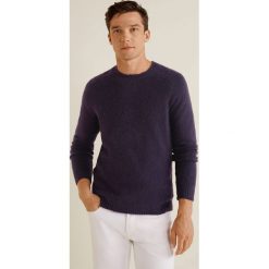 Mango Man - Sweter Bulky. Szare swetry klasyczne męskie Mango Man, l, z dzianiny, z okrągłym kołnierzem. Za 199,90 zł.