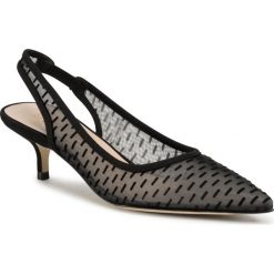 Sandały STUART WEITZMAN - Vea 9L53286 Black. Czarne klapki damskie Stuart Weitzman, bez wzorów, ze skóry, bez obcasa, na obcasie. W wyprzedaży za 899,00 zł.