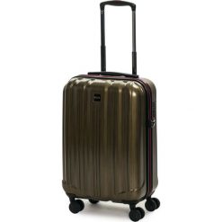Rock walizka podróżna TR-0201/3-S PC - złota. Żółte walizki Rock, sportowe. Za 452,00 zł.