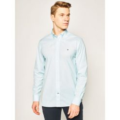 Koszula TOMMY HILFIGER Natural Soft End On End MW0MW12736. Niebieskie koszule męskie TOMMY HILFIGER, m, bez wzorów, z bawełny, casualowe, bez kołnierzyka, bez rękawów. W wyprzedaży za 239,00 zł.