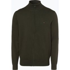Tommy Hilfiger - Kardigan męski, zielony. Zielone kardigany damskie marki TOMMY HILFIGER, m. Za 379,95 zł.