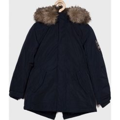 Name it - Kurtka dziecięca 128-164 cm. Niebieskie kurtki dziewczęce z poliesteru, długie. W wyprzedaży za 129,90 zł.