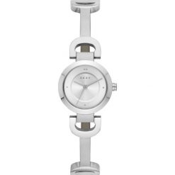 PROMOCJA ZEGAREK DONNA KARAN NEW YORK CITY LINK NY2748. Białe zegarki damskie DONNA KARAN, ze stali. W wyprzedaży za 429,00 zł.