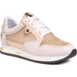 Sneakersy NESSI - 20685 Beż. Brązowe półbuty damskie Nessi, ze skóry. Za 339,00 zł.