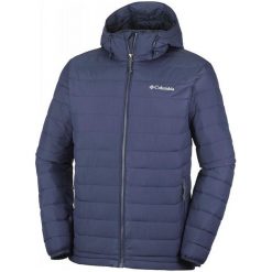 Columbia Kurtka Męska Powder Lite Hooded Jacket Collegiate Navy Xl. Niebieskie kurtki sportowe męskie marki Columbia, xl, z włókna, omni-heat (columbia). Za 525,00 zł.