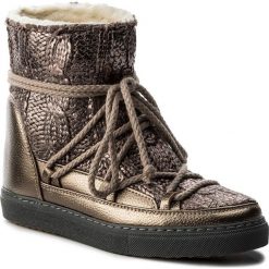 Buty zimowe damskie: Buty INUIKII – Sneaker Wedge Galway 30105 Gold