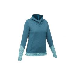 Sweter turystyczny NH500 damski. Niebieskie swetry klasyczne damskie marki TRIBORD, m, z bawełny. Za 69,99 zł.