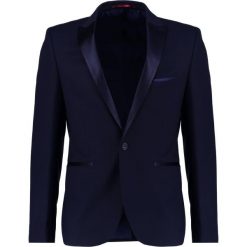 Marynarki męskie slim fit: Burton Menswear London DOBBY Marynarka navy