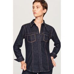 Jeansowa koszula - Granatowy. Niebieskie bez kategorii marki Reserved, z jeansu. Za 139,99 zł.