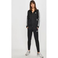 Adidas Performance - Komplet. Czarne bluzy damskie adidas Performance, s, z nadrukiem, z poliesteru, bez rękawów, bez kaptura. Za 279,90 zł.