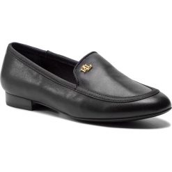 Lordsy LAUREN RALPH LAUREN - Clair 802734712001 Black. Czarne półbuty damskie Lauren Ralph Lauren, ze skóry, bez obcasa, na obcasie. W wyprzedaży za 339,00 zł.