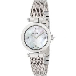 ZEGAREK GUCCI DIAMANTISSIMA YA141504. Białe zegarki damskie marki GUCCI, ze stali. Za 3590,00 zł.