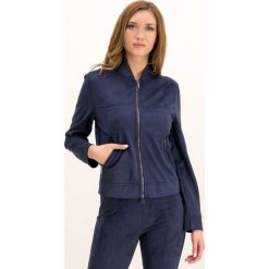 Kurtka przejściowa Max Mara Leisure 39160296. Niebieskie kurtki damskie Max Mara Leisure, m, bez wzorów, z elastanu, bez kaptura. W wyprzedaży za 419,00 zł.