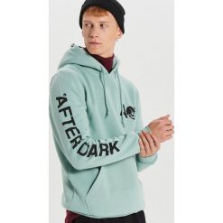 Bluza z kapturem - Turkusowy. Niebieskie bluzy męskie Cropp, s, z kapturem. W wyprzedaży za 49,99 zł.
