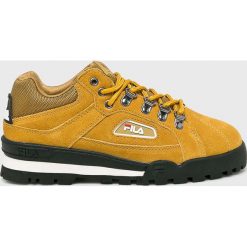 Fila - Buty Traiblazer. Różowe buty sportowe damskie Fila, bez wzorów, ze skóry, sportowe. W wyprzedaży za 299,90 zł.