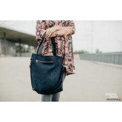 Marmollada - torebka tL z grafitowego zamszu. Szare torebki klasyczne damskie Pakamera, bez wzorów, klasyczne, bez dodatków. Za 170,00 zł.