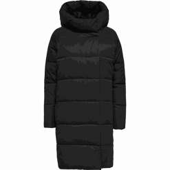 ONLY Damska kurtka ONLJUNE QUILTED LONG JACKET OTW Black (rozmiar XL). Czarne kurtki damskie ONLY, xl. W wyprzedaży za 167,00 zł.