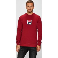 Fila - Bluza. Szare bluzy męskie Fila, m, z nadrukiem, z bawełny, z okrągłym kołnierzem, bez rękawów, bez kaptura. W wyprzedaży za 179,90 zł.