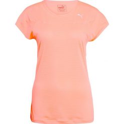 Puma SPEED Tshirt basic energy peach. Brązowe topy sportowe damskie marki Puma, xs, z elastanu. W wyprzedaży za 151,20 zł.