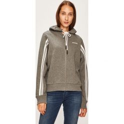 Diesel - Bluza. Szare bluzy damskie Diesel, s, z nadrukiem, z bawełny, bez rękawów, z kapturem. W wyprzedaży za 329,90 zł.