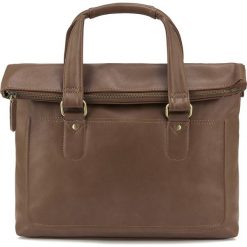 Torba na laptopa. Pomarańczowe torby męskie skórzane Wittchen, w paski, ze skóry ekologicznej, eleganckie. W wyprzedaży za 135,91 zł.