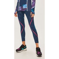 Desigual Sport - Legginsy. Niebieskie spodnie damskie s, z nadrukiem, z elastanu. W wyprzedaży za 179,90 zł.