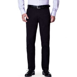 Spodnie Czarne Chino Mono. Czarne spodnie męskie LANCERTO, na co dzień, s, bez wzorów, z elastanu, casualowe. Za 299,90 zł.