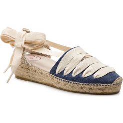 Espadryle TONI PONS - Gavet Mari/Cru. Niebieskie espadryle damskie Toni Pons, bez wzorów, z tworzywa sztucznego, bez obcasa, na obcasie. Za 219,00 zł.