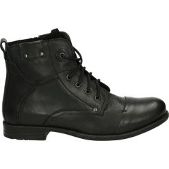 Botki męskie - 60798 BLACK. Czarne bez kategorii Venezia, ze skóry. Za 389,00 zł.