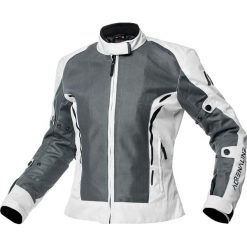 Kurtka turystyczna ADRENALINE MESHTEC LADY 2.0 kolor szary, rozmiar XS. Szare kurtki damskie ADRENALINE, na lato, s, w paski, z poliesteru, bez kaptura. Za 389,00 zł.