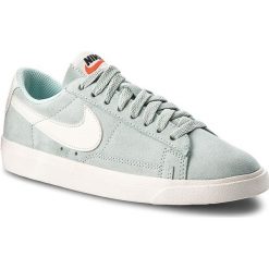 Buty NIKE - Blazer Low Sd AA3962 301 Igloo/Sail/Sail. Niebieskie buty sportowe damskie Nike, na co dzień, bez wzorów, ze skóry, bez obcasa, na płaskiej podeszwie, bez zapięcia. W wyprzedaży za 299,00 zł.