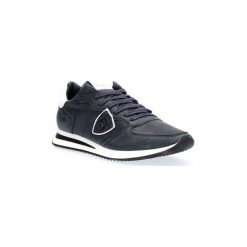 Buty Philippe Model TZLU WW01 TROPEZ X. Niebieskie trampki męskie Philippe Model, bez wzorów, bez zapięcia. Za 905,12 zł.